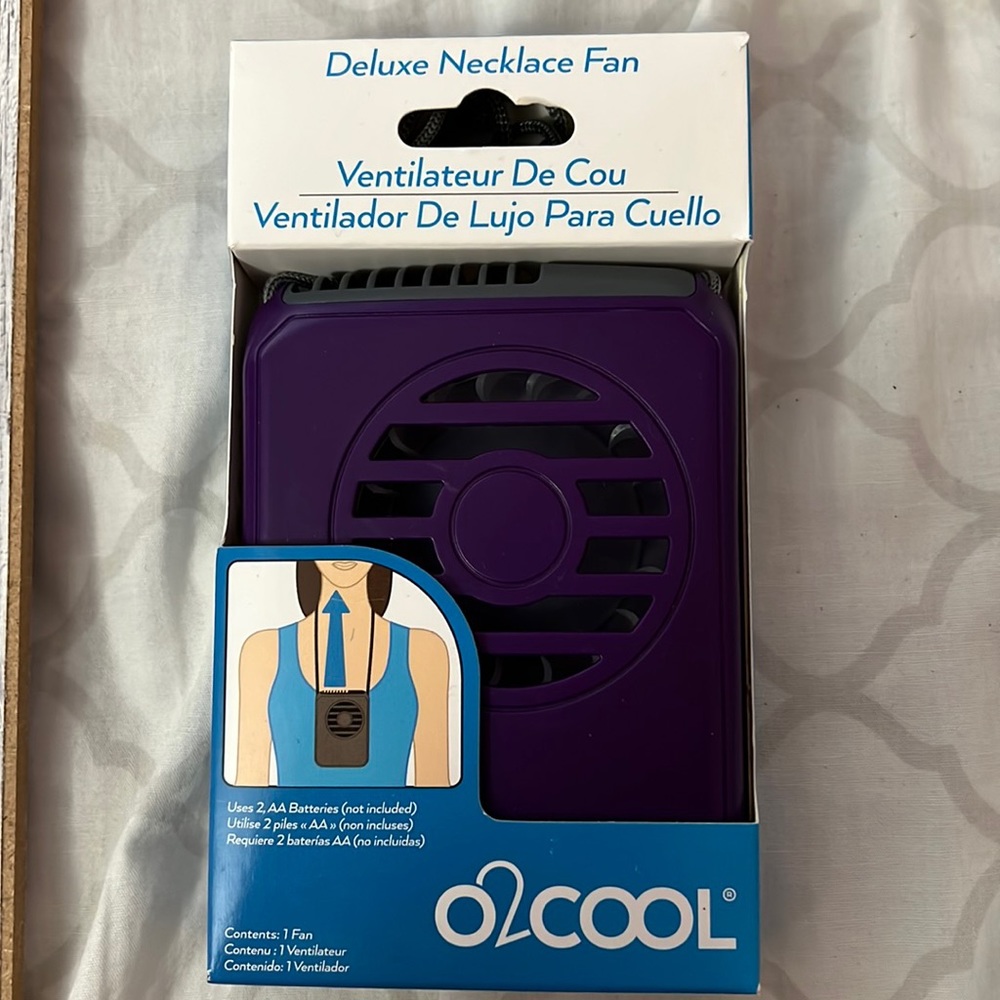 O2COOL Deluxe Necklace Fan